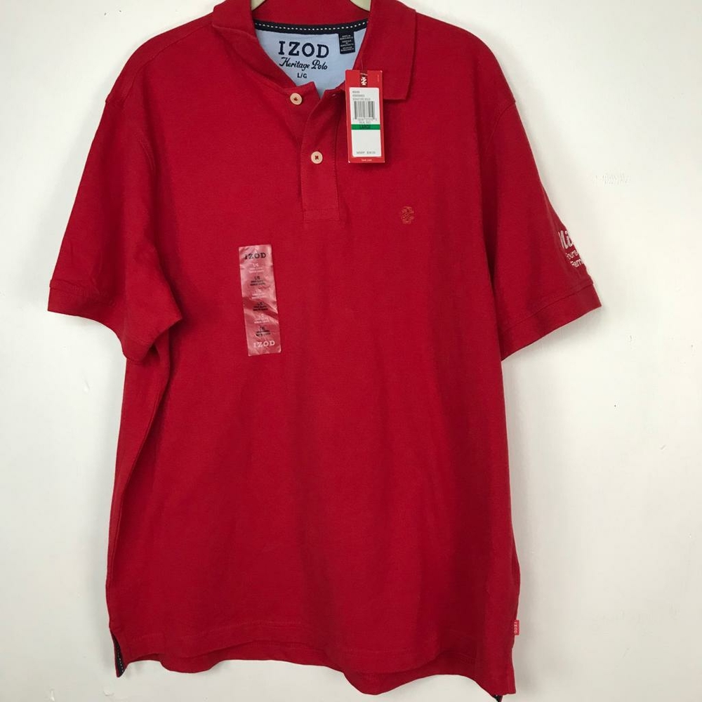 Izod Men's Polo Shirt Sz L